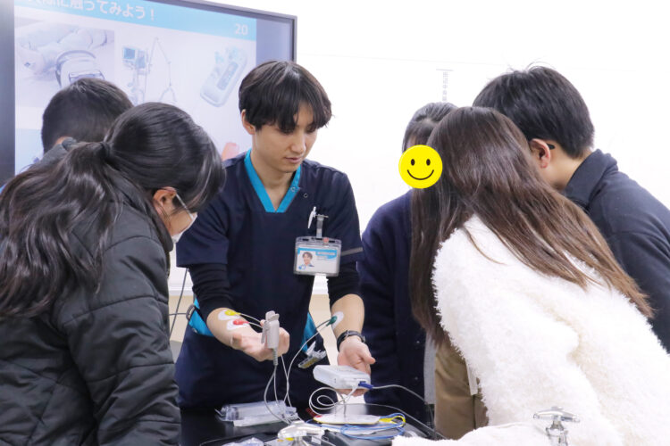 田辺小学校で臨床工学技士が出前授業